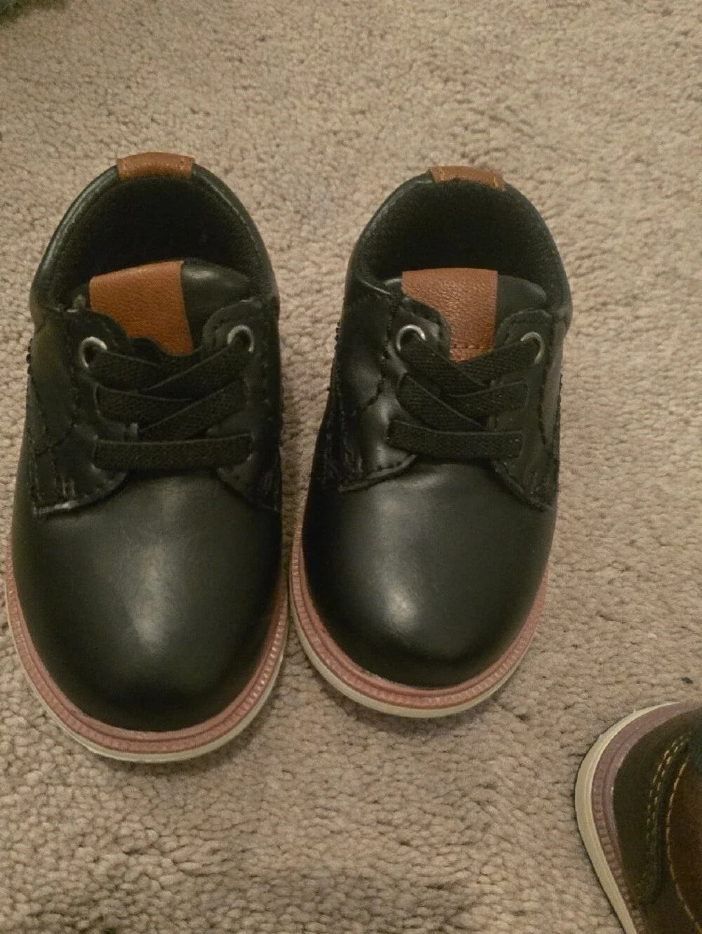 Mix No. 6 Kids Lace-Up Dress Shoes in Black and Brown [2 Pair, Size 5]